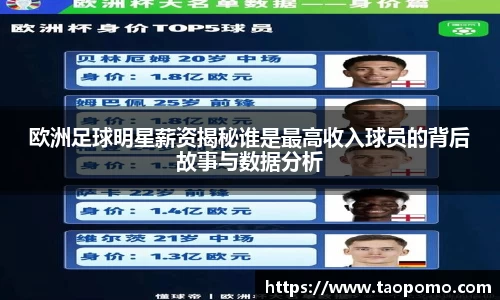 欧洲足球明星薪资揭秘谁是最高收入球员的背后故事与数据分析
